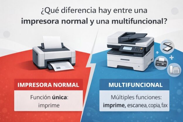 impresora normal y una multifuncional impresora normal y una multifuncional