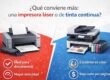 Qué conviene más una impresora láser o de tinta continua